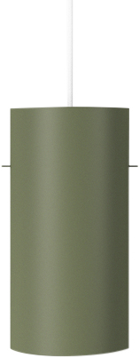 Tube Pendant, Pine Green, Large