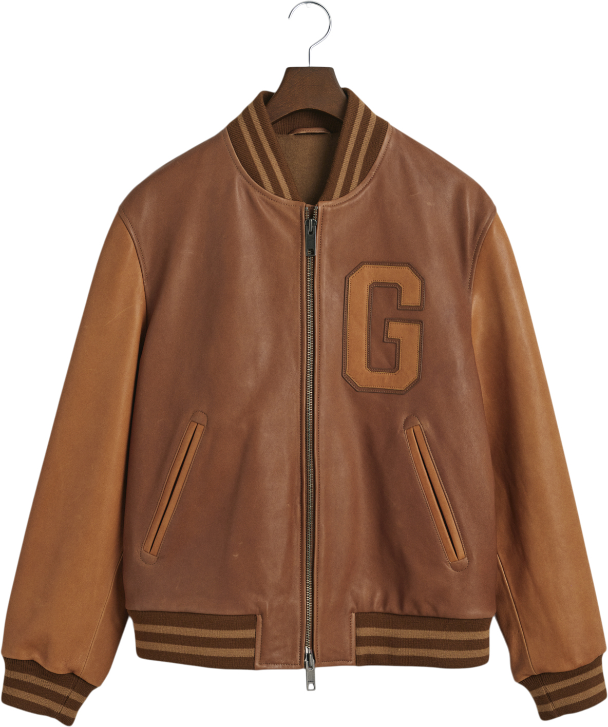 Leather Varsity Jacket