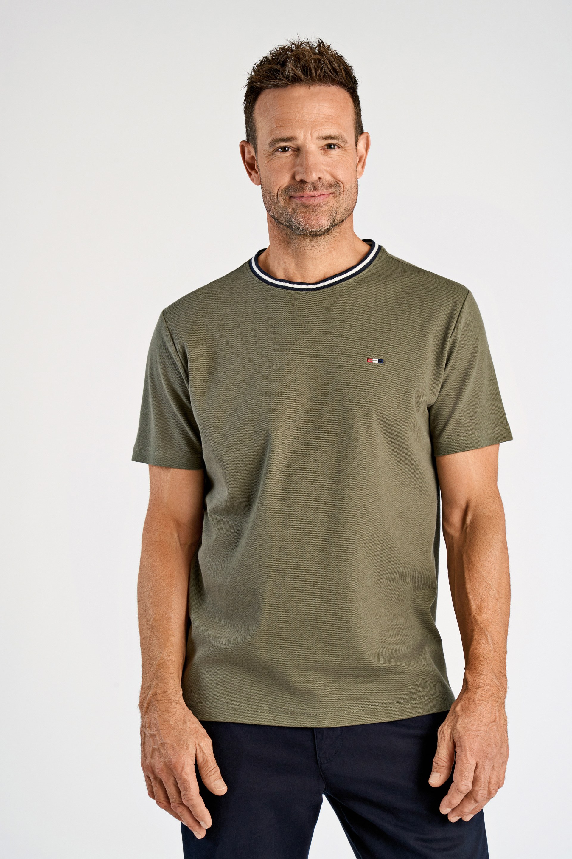 Structured Oneck tee S/S