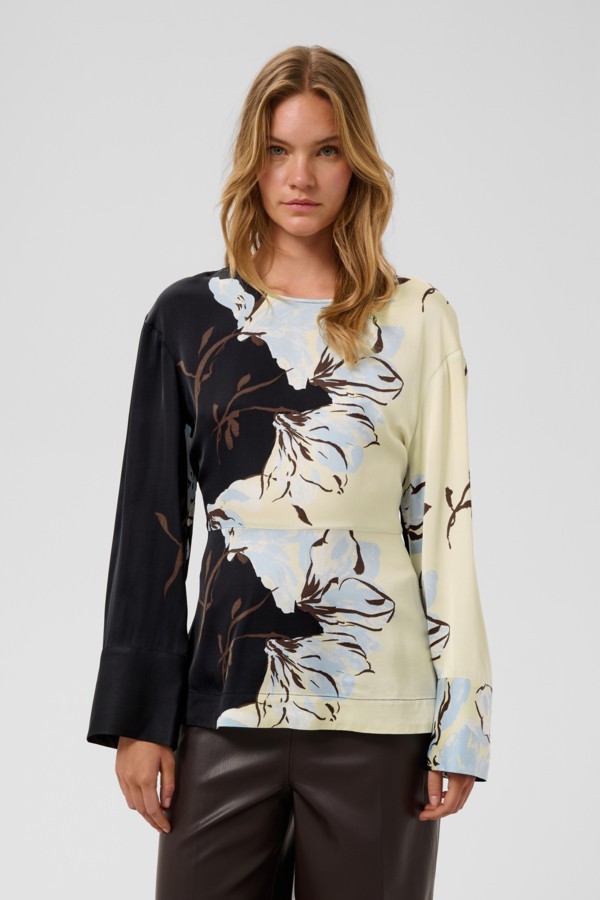 Slcinna Peplum Blouse