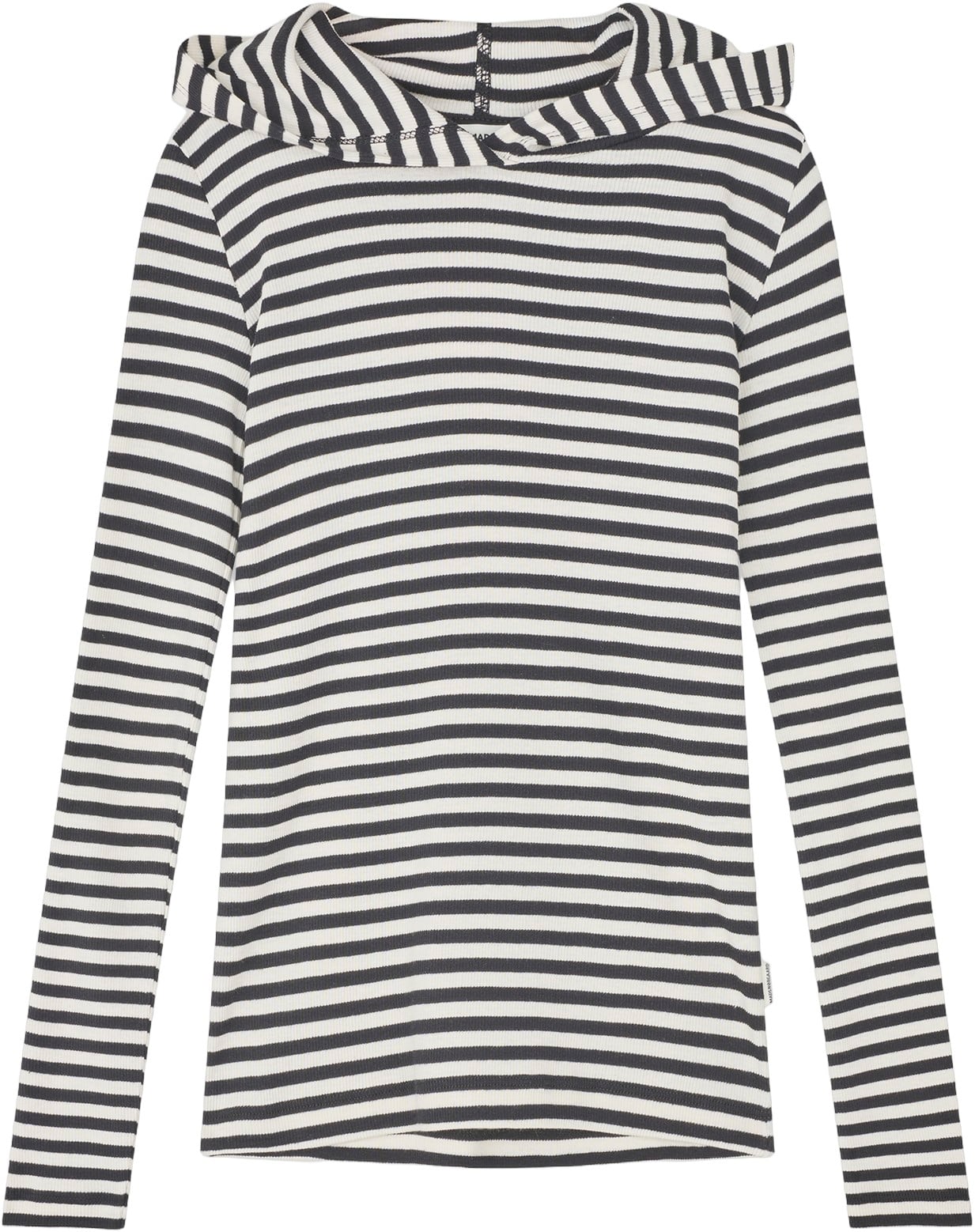 2x2 Cotton Stripe Tally Hoodie