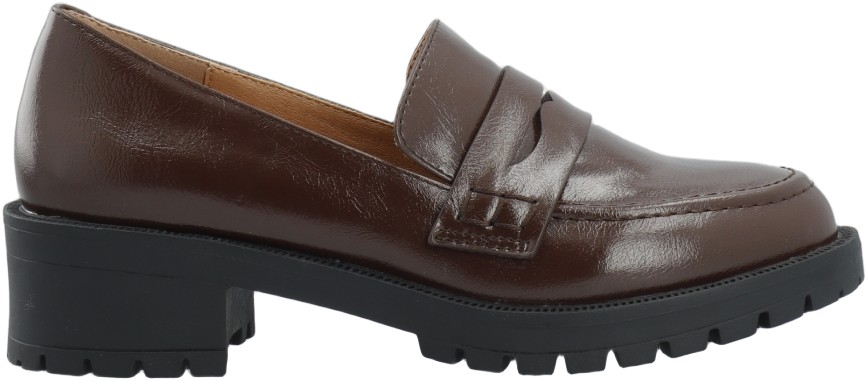 Biapearl Simple Penny Loafer Faux Leather