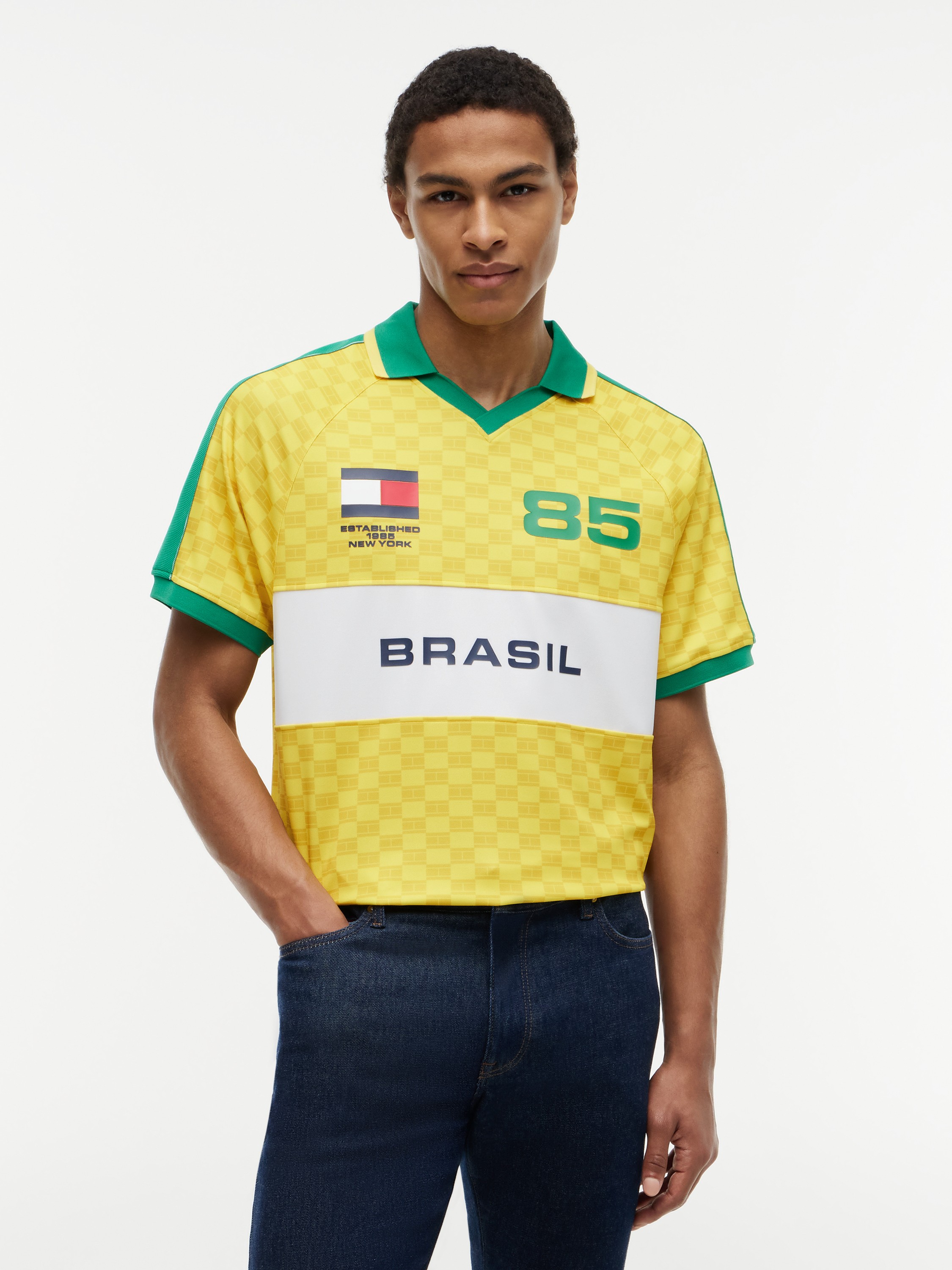 Countries SS Pique Printed Rugby