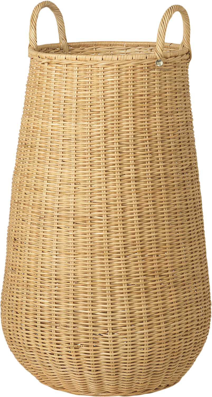 Braided Laundry Basket Natural