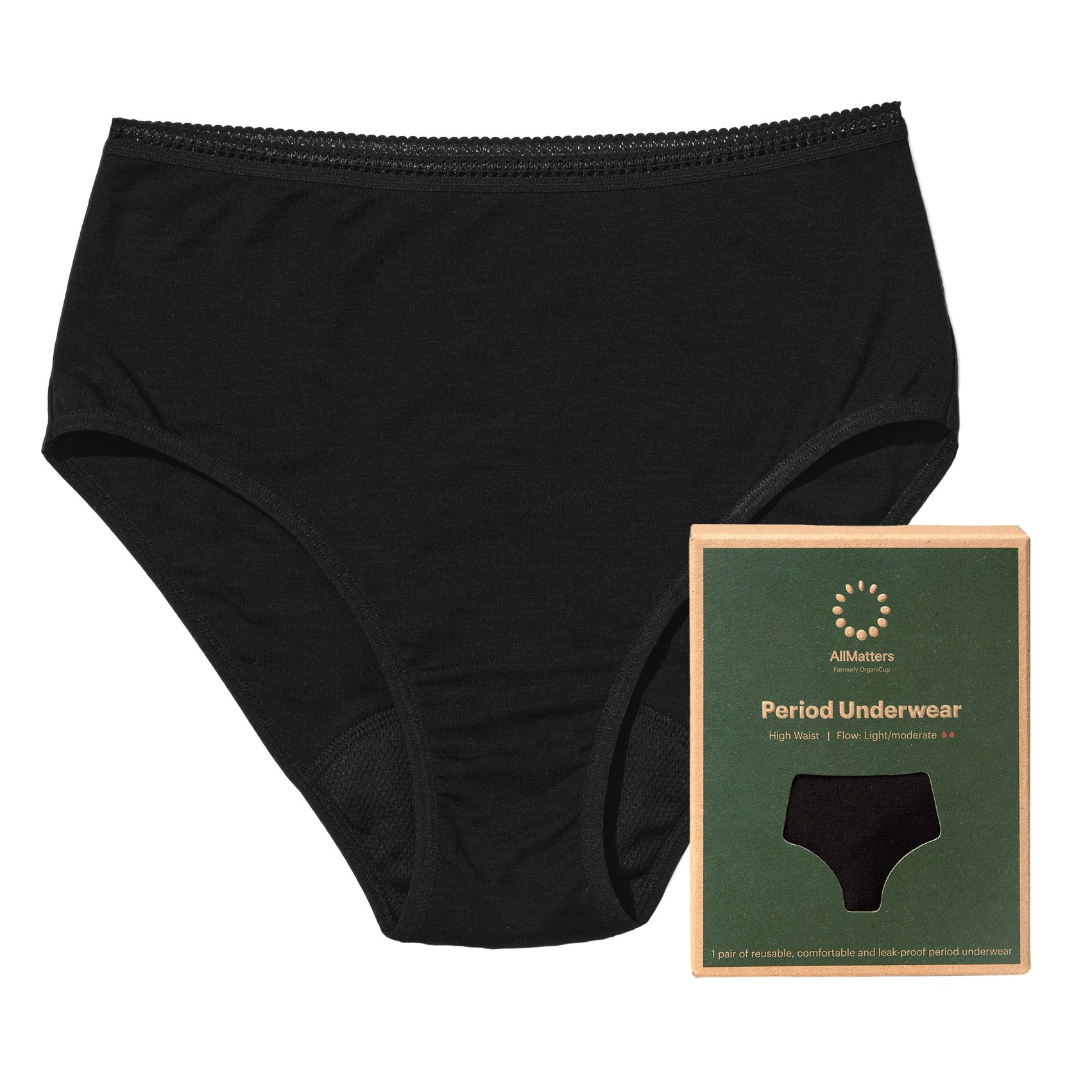 Menstruationstrusser High Waist Let/moderat