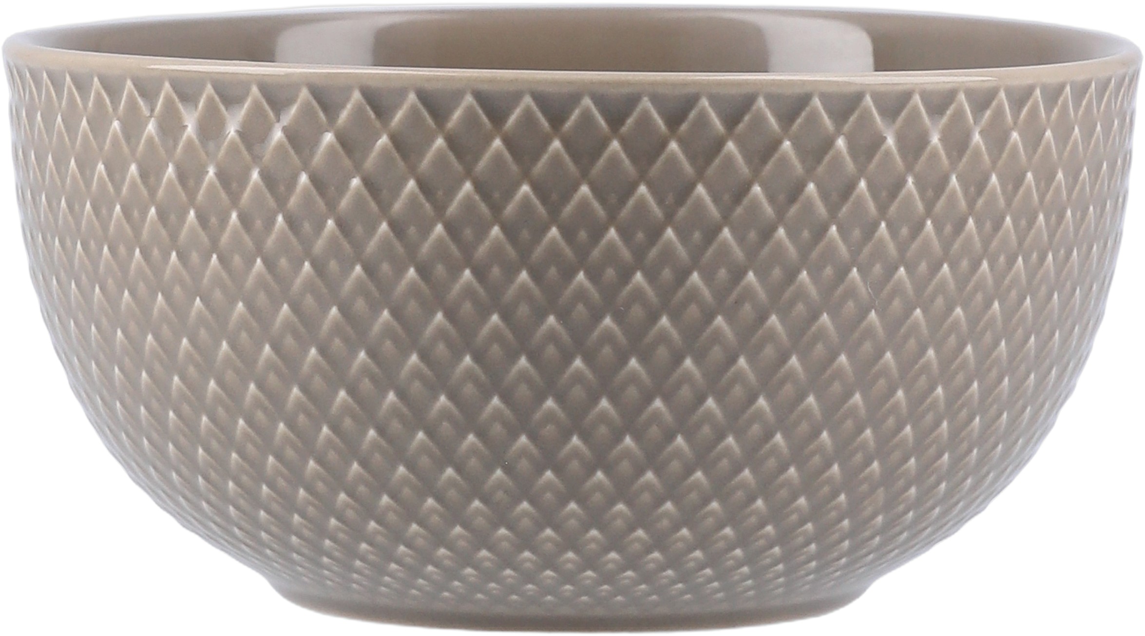 Rhombe Earth Sk&aring;l &Oslash;13 cm Clay