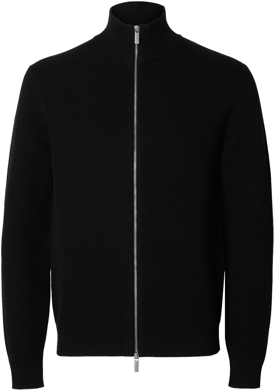 Slmdane LS Knit Structure Full ZIP