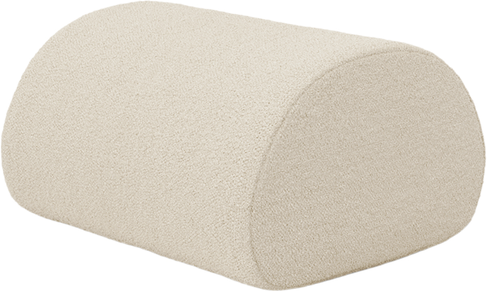 Rouli Pouf Pure Bouclé Off White