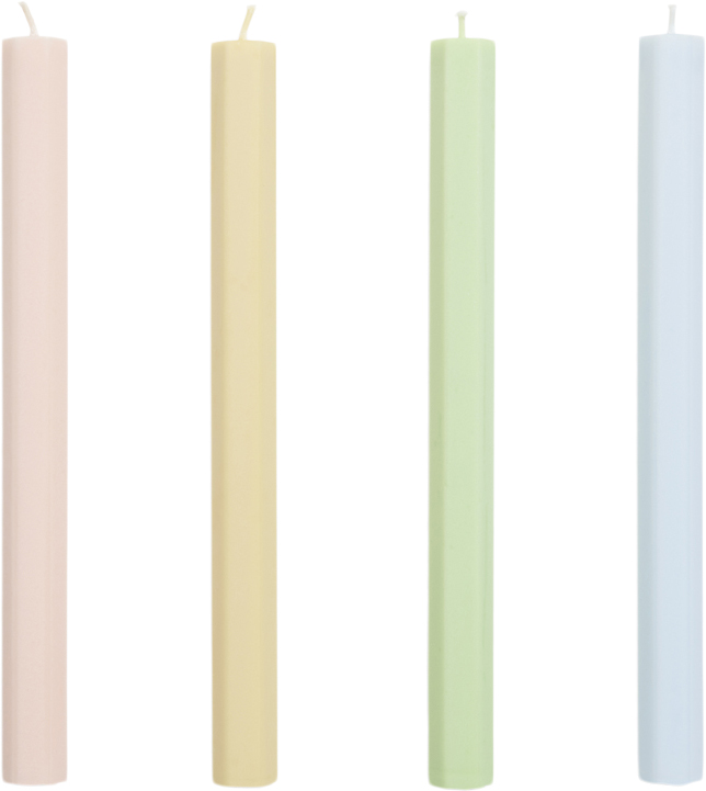 Hexagon Candle Set of 4