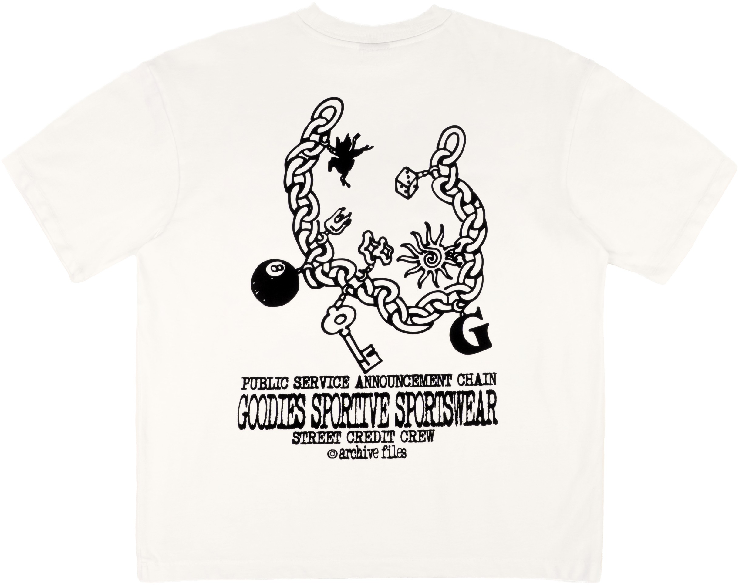 Chain White TEE