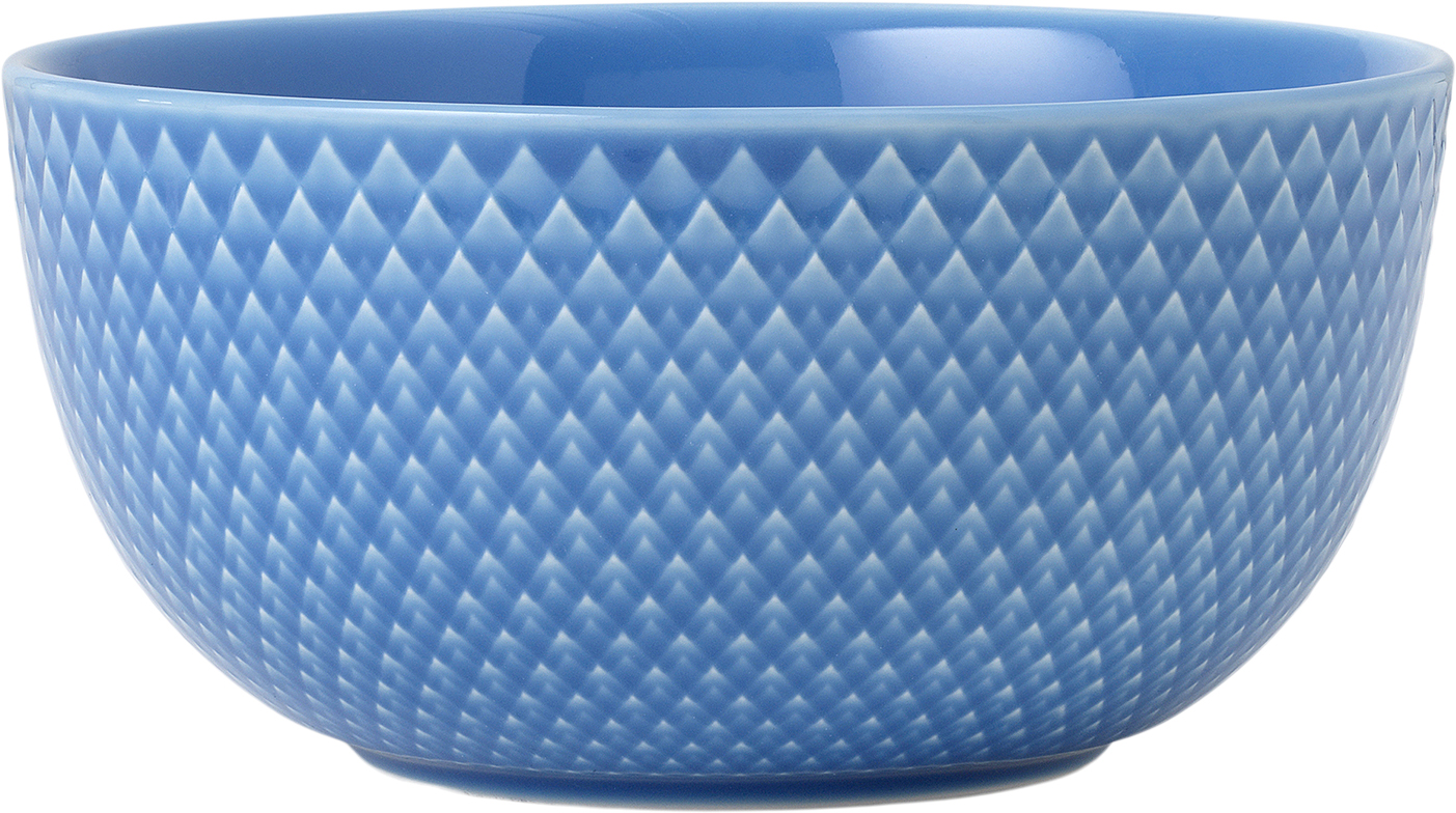 Rhombe Color Skål Ø13 cm blå Porcelæn