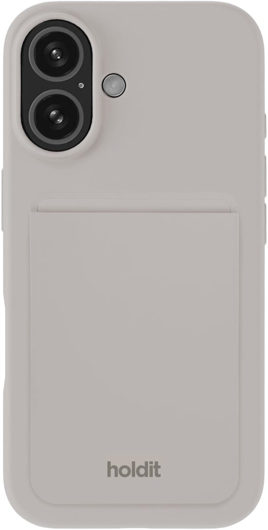Card Holder Silicone, Magsafe Compatible Wool Gray