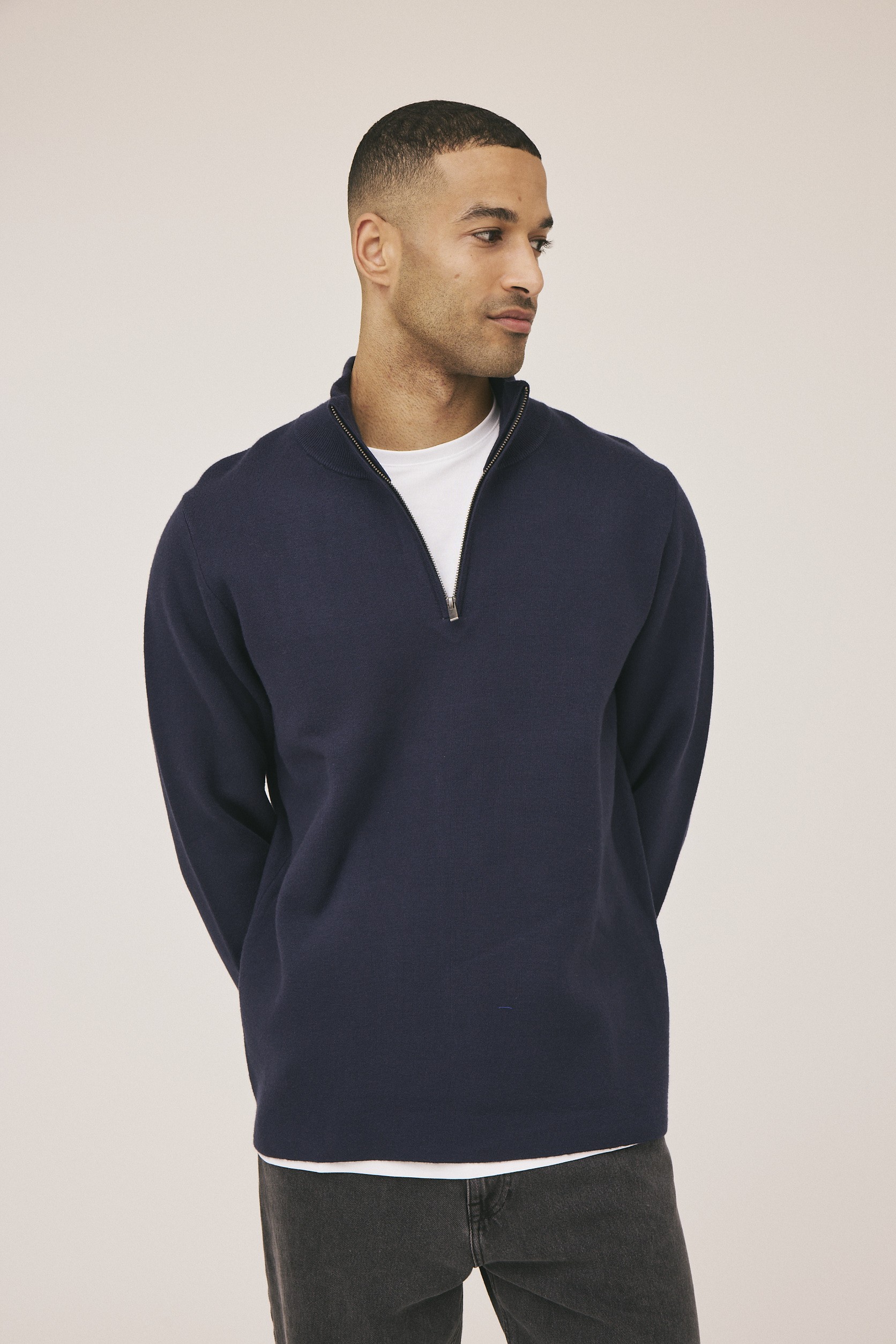 Elo Half zip Knit Ecovero