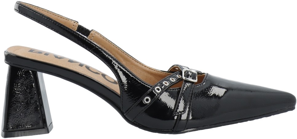 Biamaralyn Buckle Slingback Faux Leather