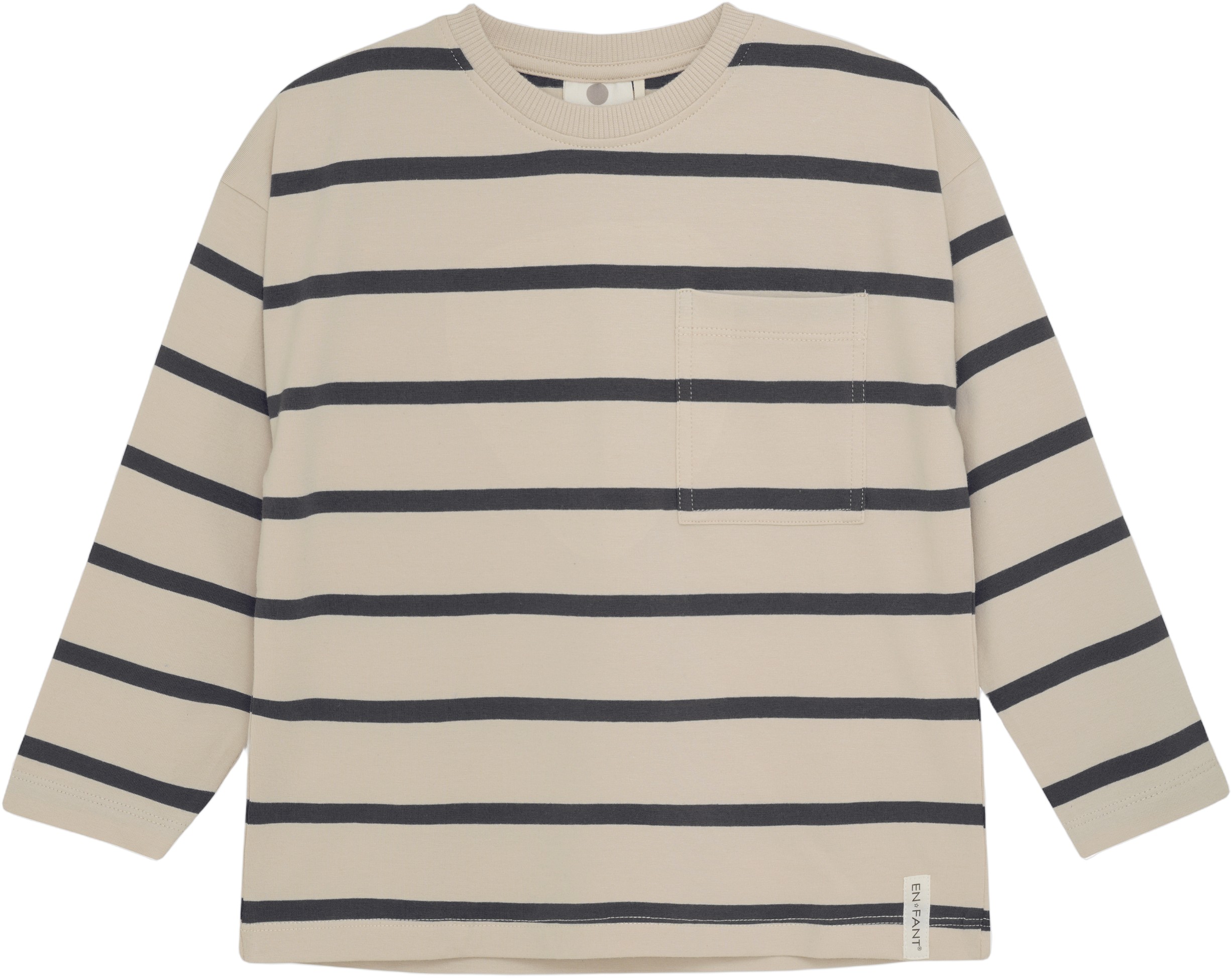 Tshirt LS Stripe Oversize