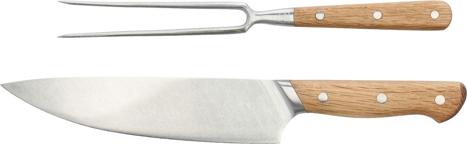 Forskærersæt Foresta Eg/rustfrit Stål