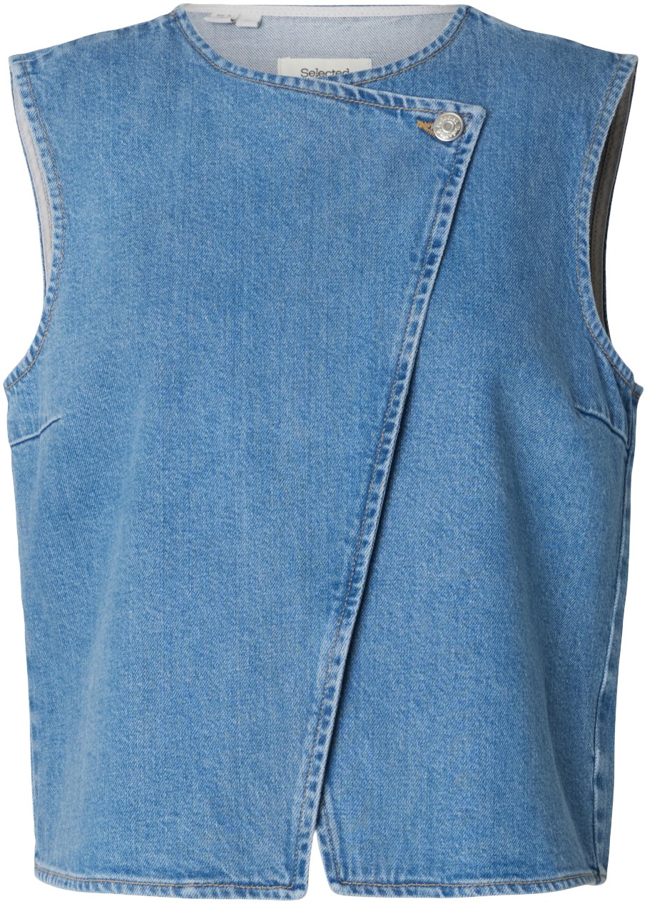 Slfvidakori Denim Vest
