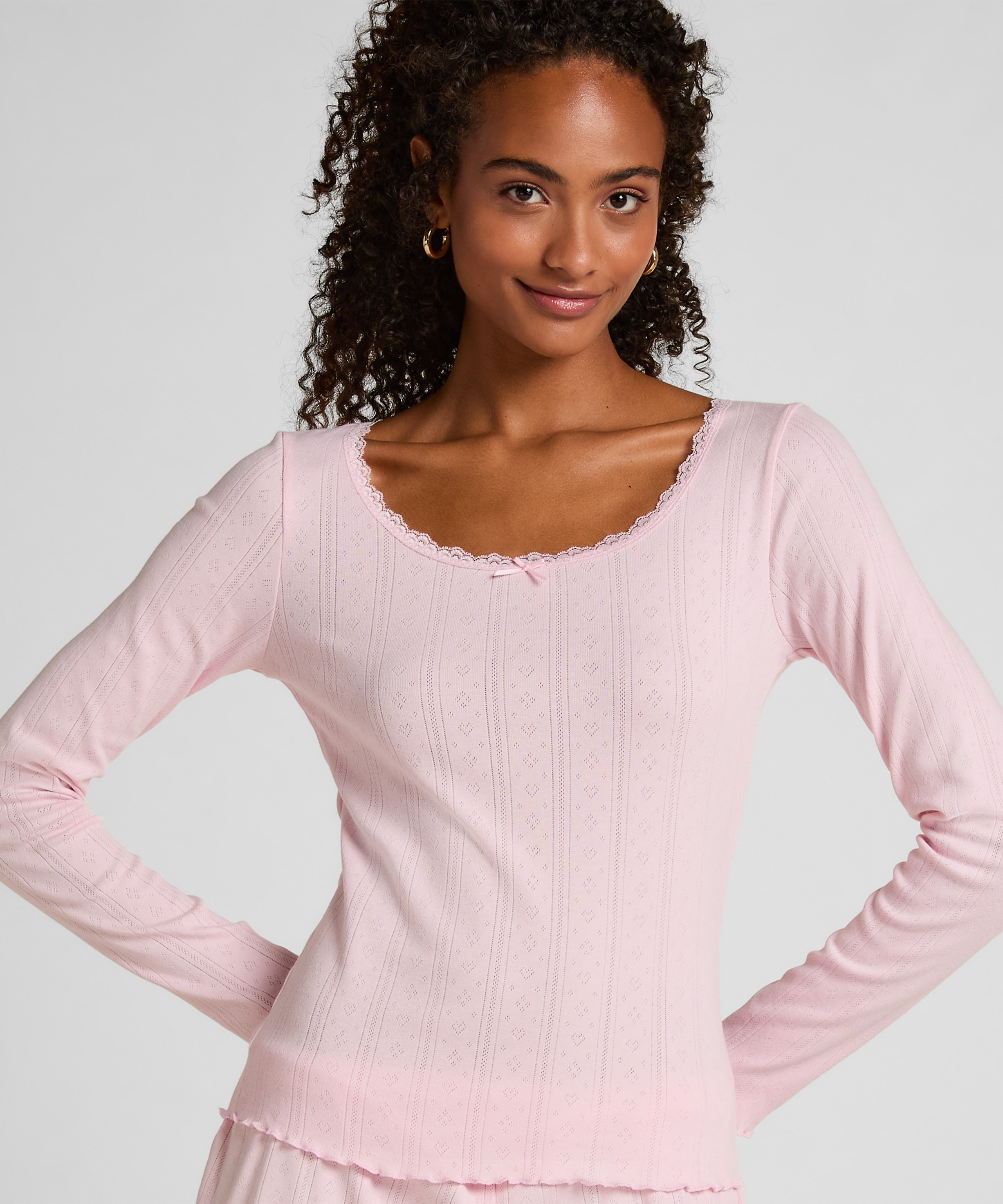 Pyjama top Pointelle