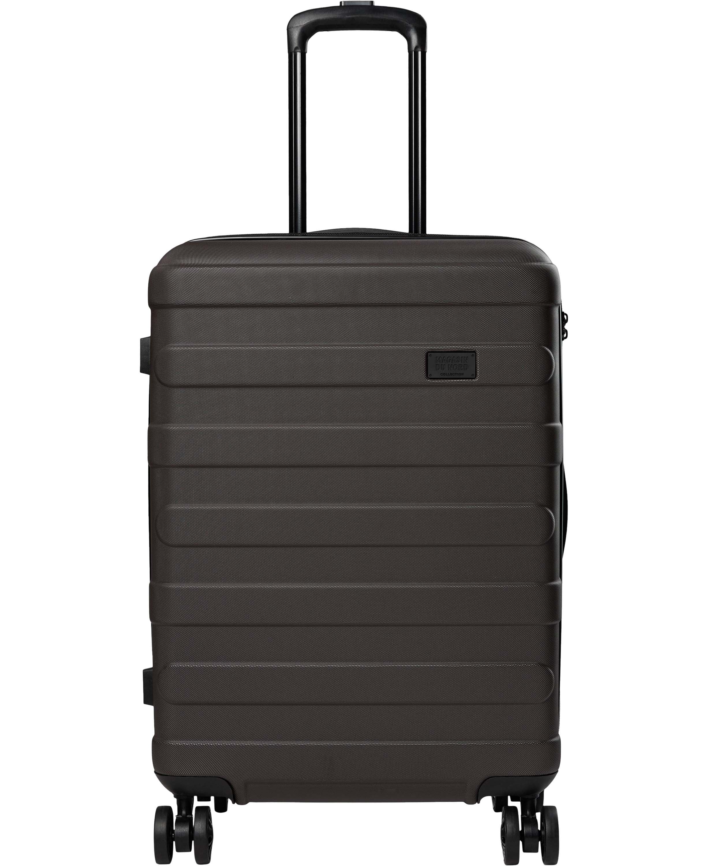Meta Dark Brown Suitcase M