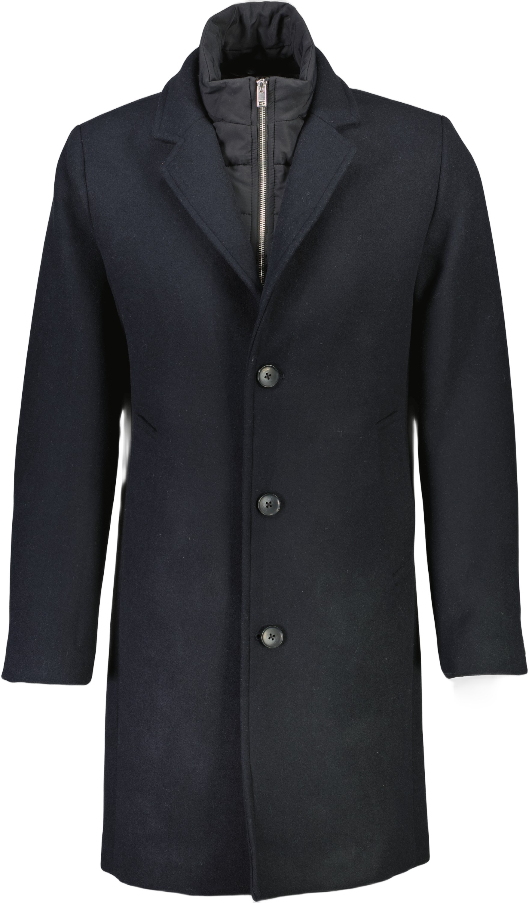 Detachable Collar Lapel Coat
