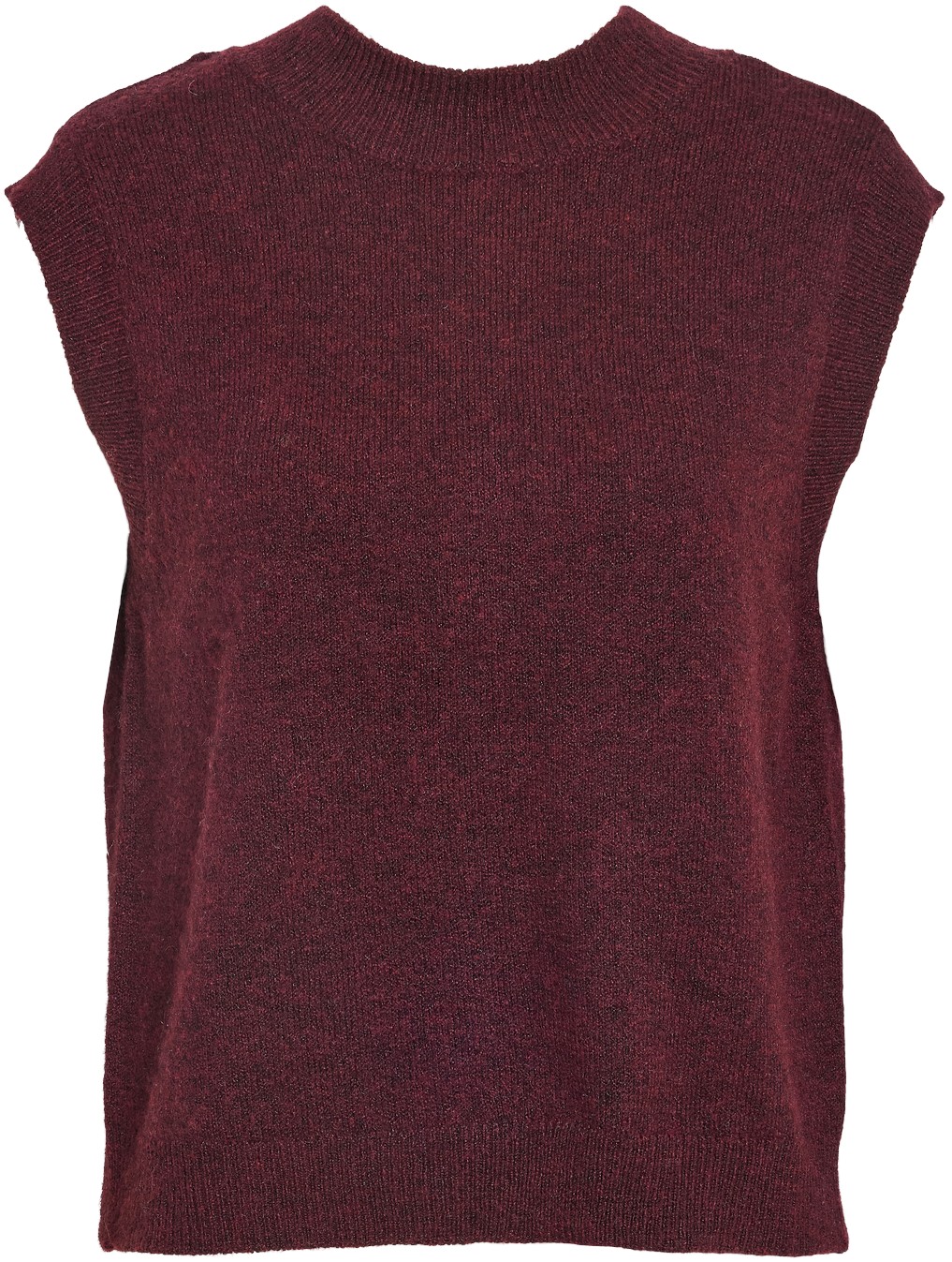 Nmnola S/L Oneck Knit Vest FWD