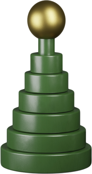 Juletræ H13. 5 Grøn