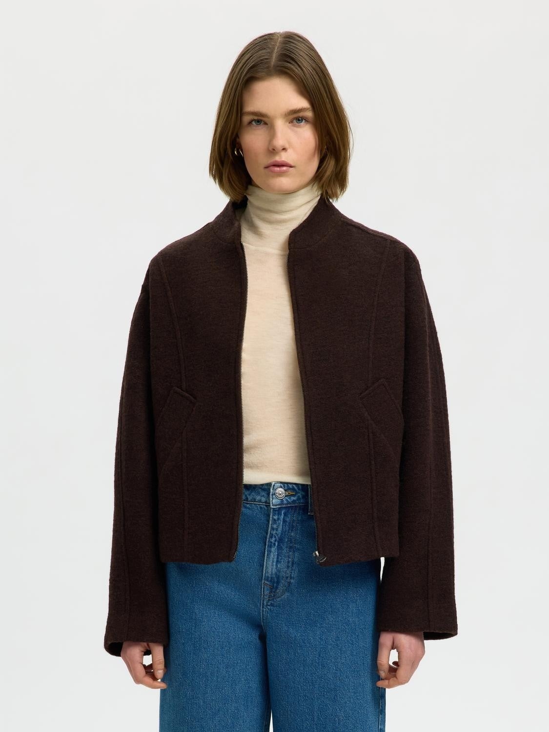 Slwjacqueline Wool Blend Jacket NOO