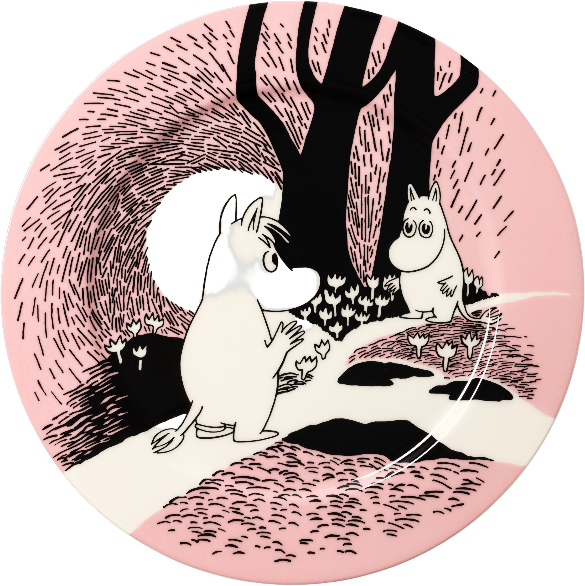 Moomin Serving Plate 30cm Love 30