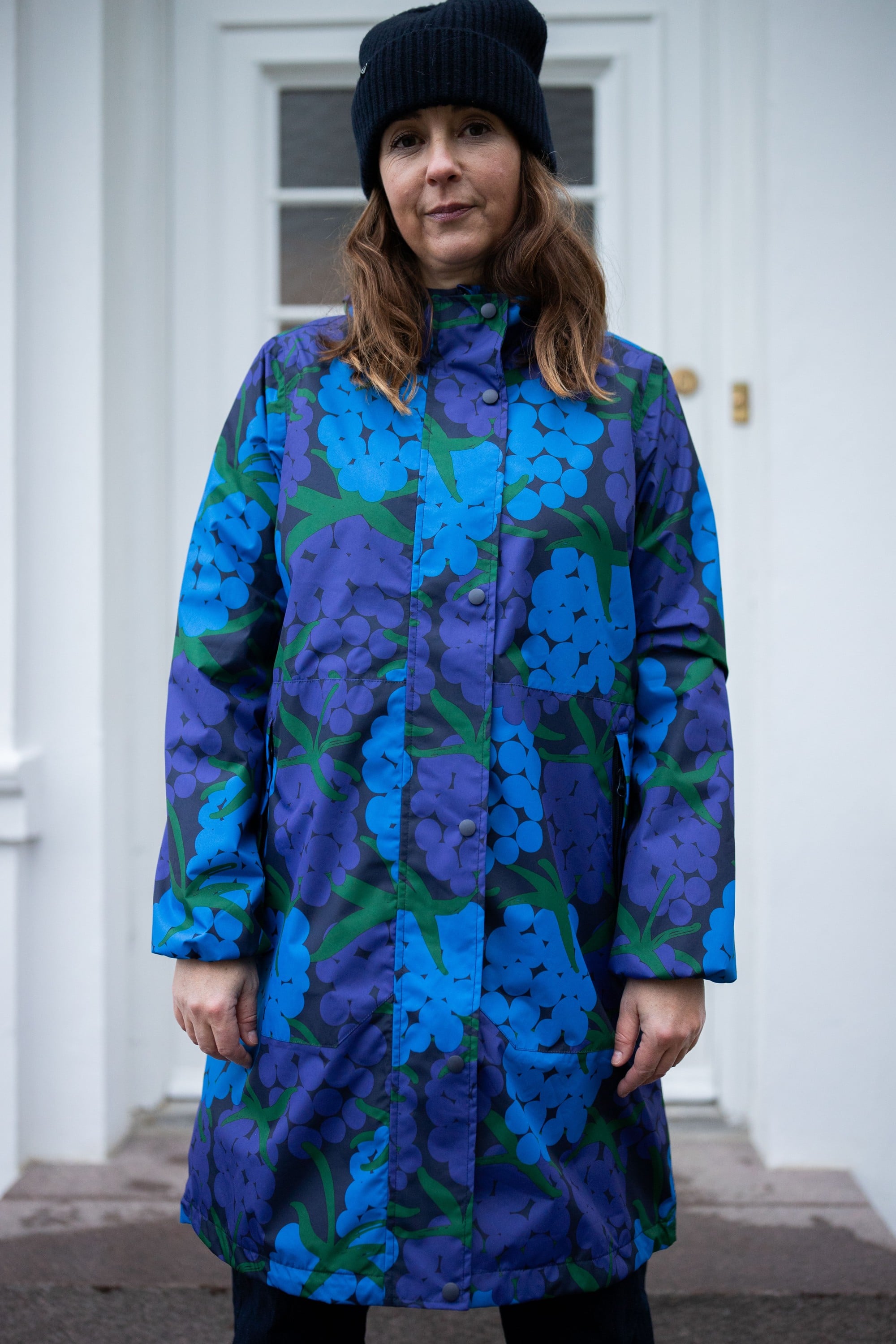 Danedith Rain Coat Dk Navy Maxiberry