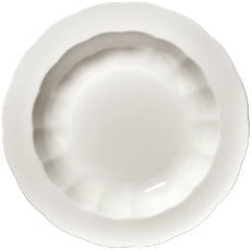 Pasta Plate L White Silhouette