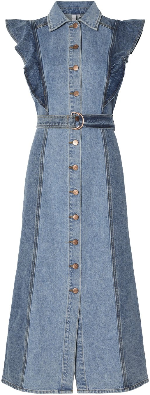 Yascawi SL Denim Long Dress S.
