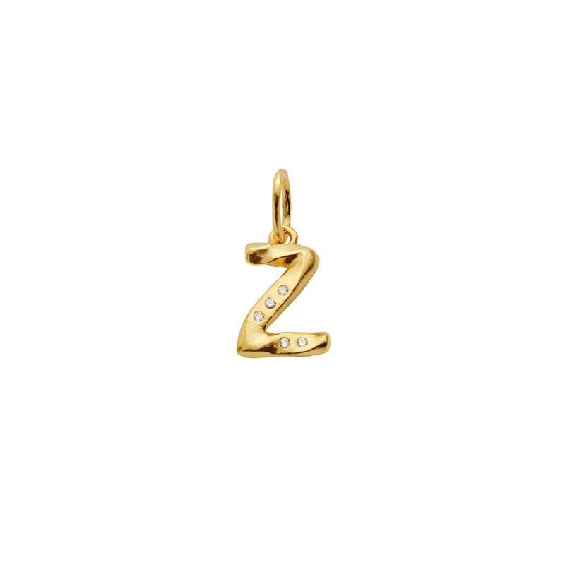 Alphabet Pendant Gold