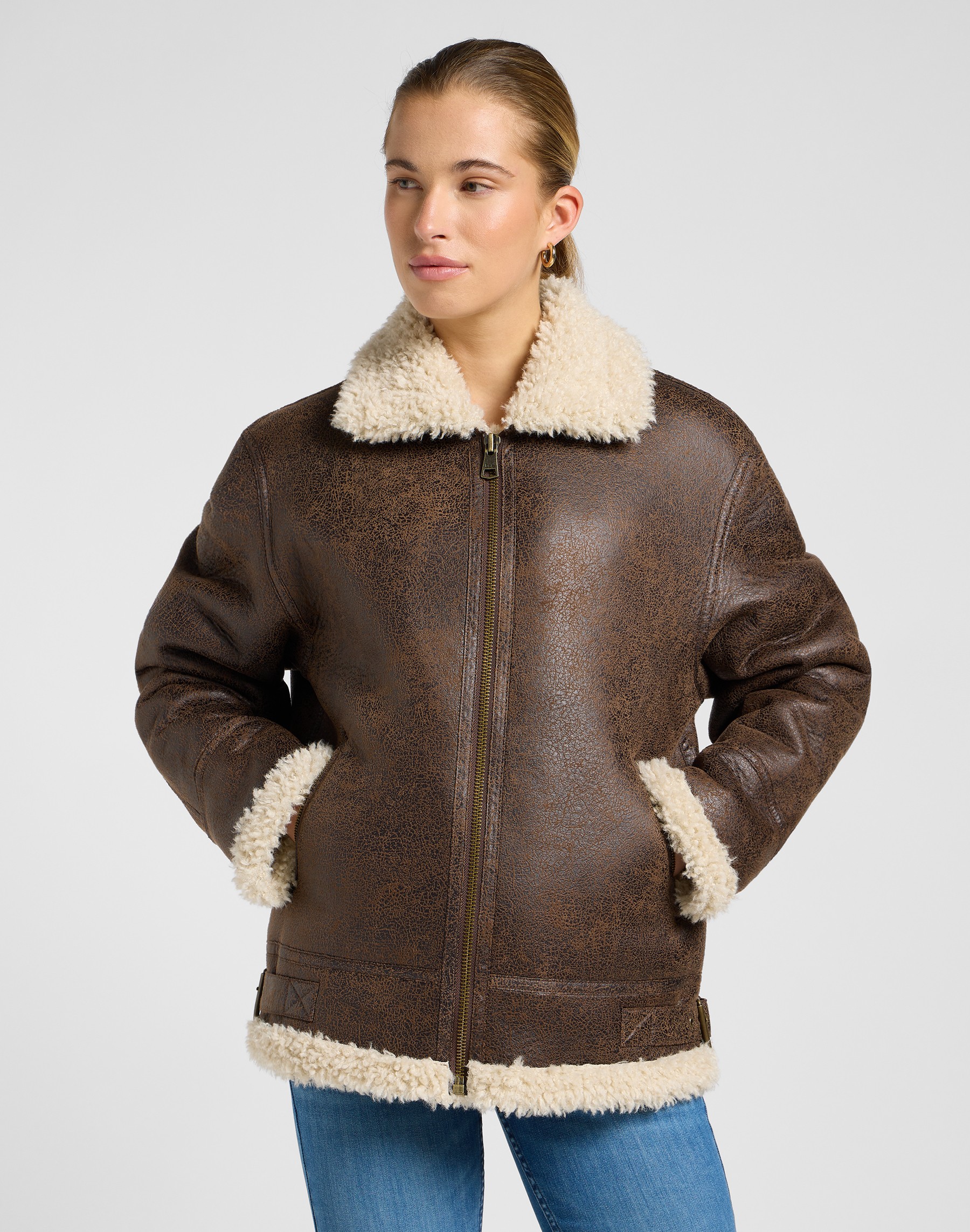Aviator_Jacket Luxe_Brown
