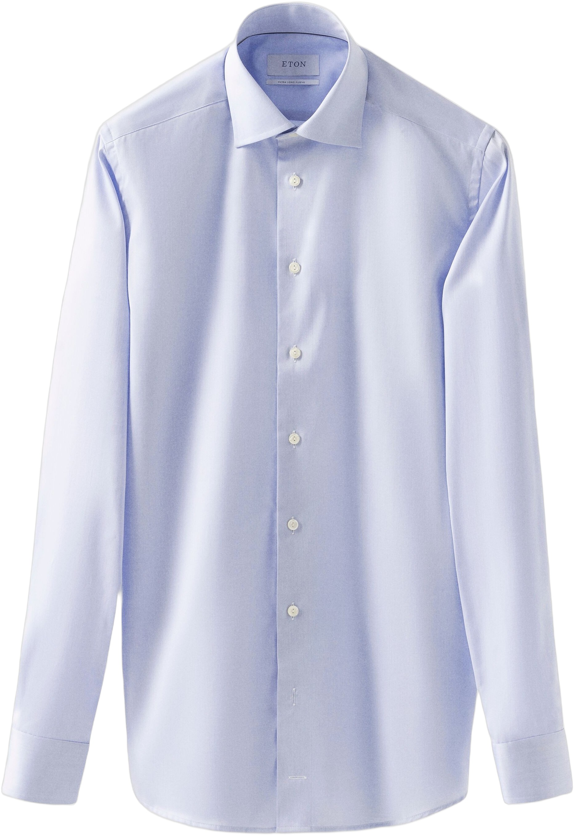 Light Blue Signature Twill Shirt Extra Long Sleeves Slim Fit