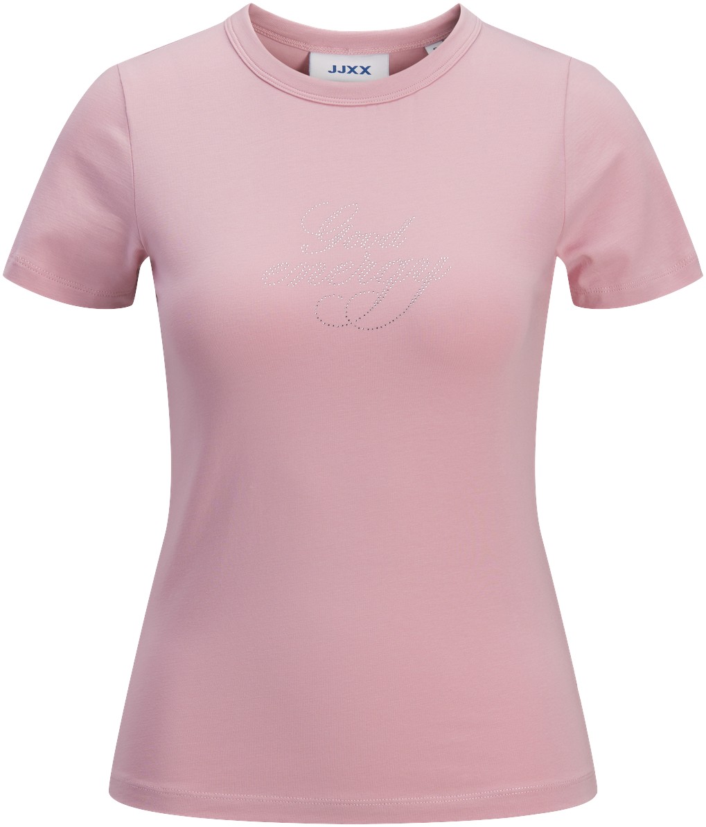 Jxgigi STR SS Rhinestone TEE JRS LN