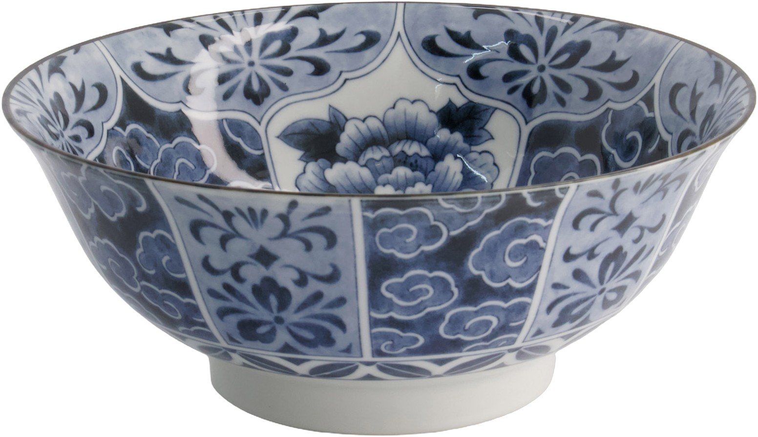 Wa Mixed Bowls Ramen Unmobotan Blue 21x8.7cm 1300ml 3/24