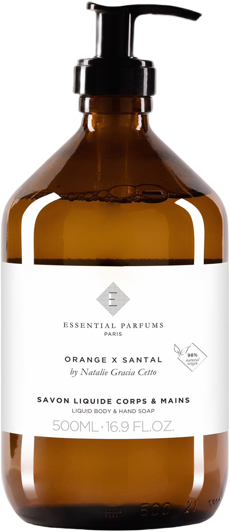 Orange X Santal BY Nathalie Gracia Cetto Hand AND Body Soap 500ml