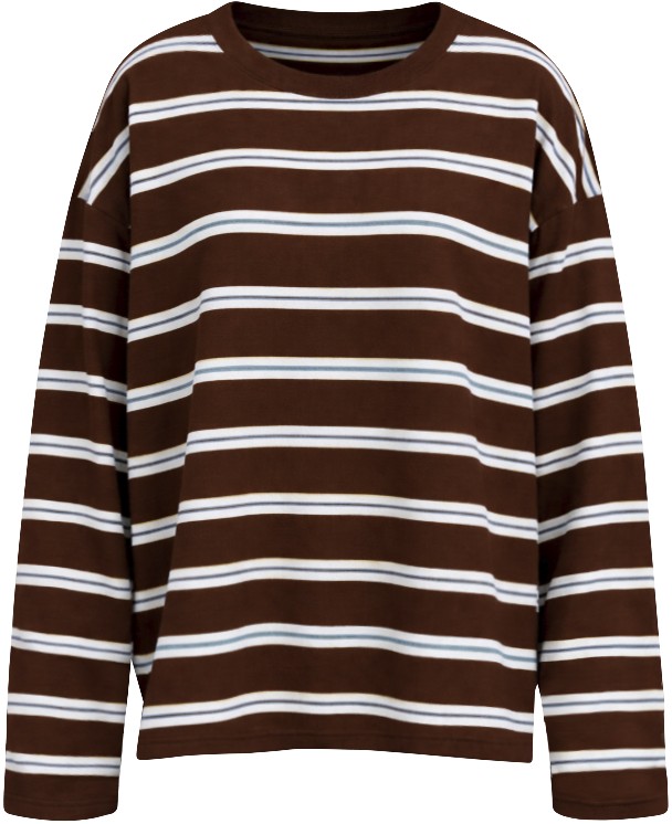 Nmember L/S Stripe Sweat Noos