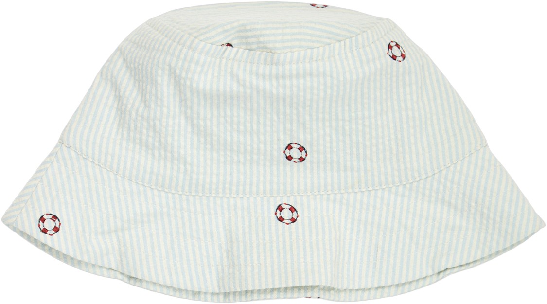 Seersucker Stripe Bucket hat Baby