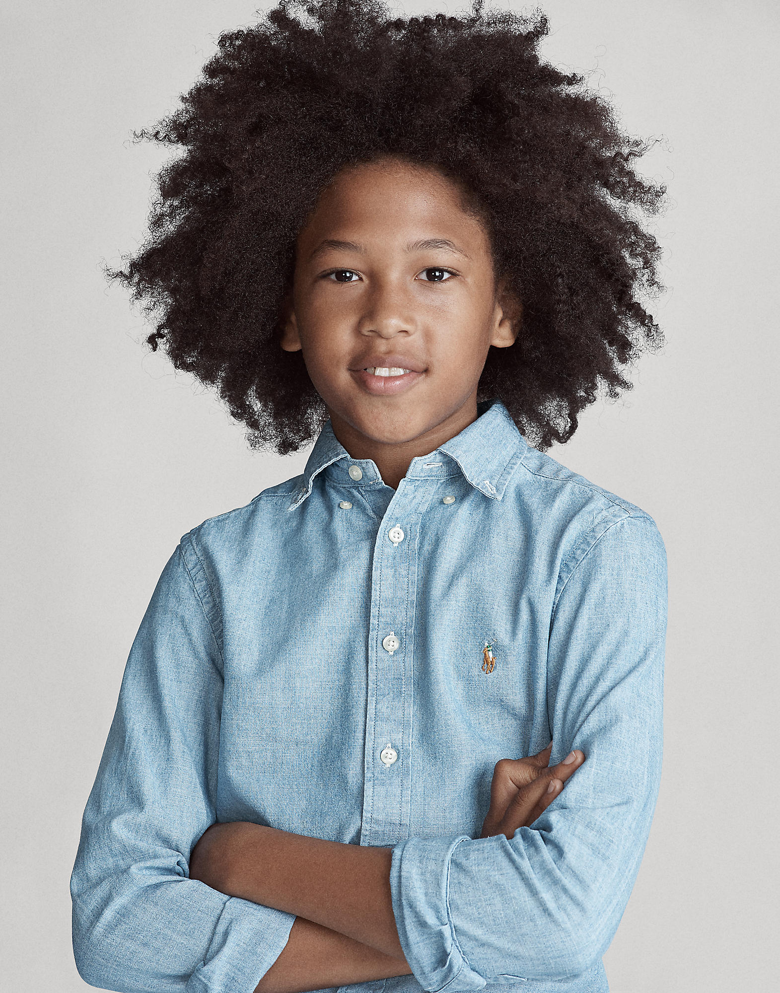 Cotton Chambray Shirt - DKK 448 - Spar 50%