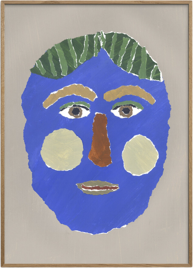 The Poster Club x Park Pardon Green Hair Portrait