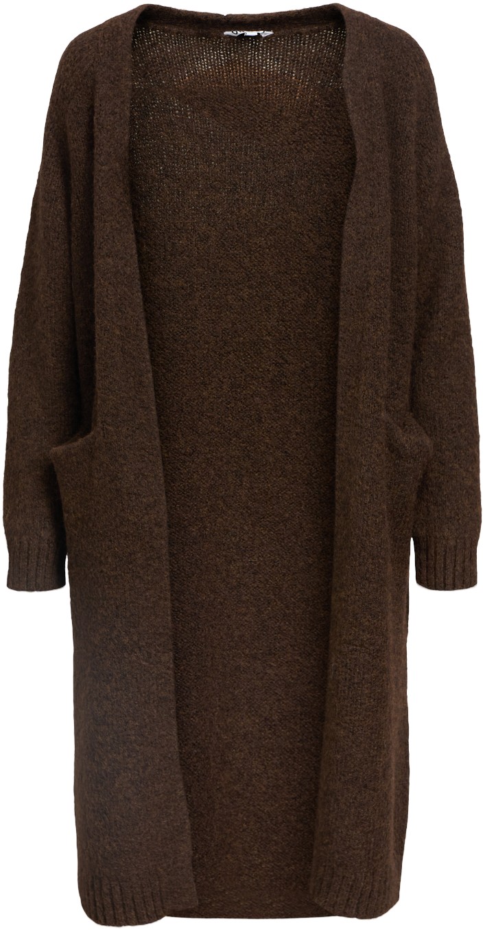 Objmilu LS LO Long Knit Cardigan NO