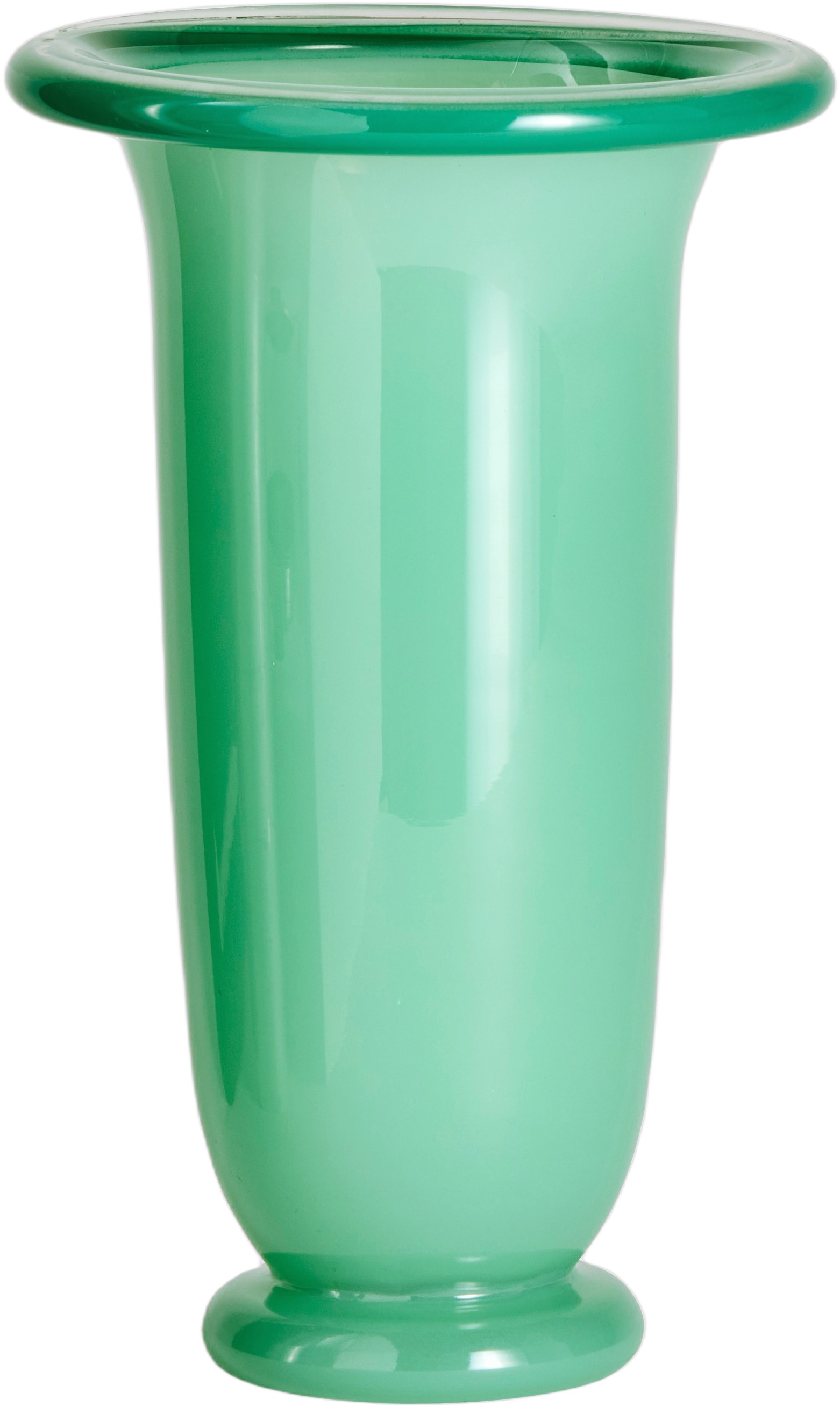 Empire Vaselarge-green With Dark Green rim