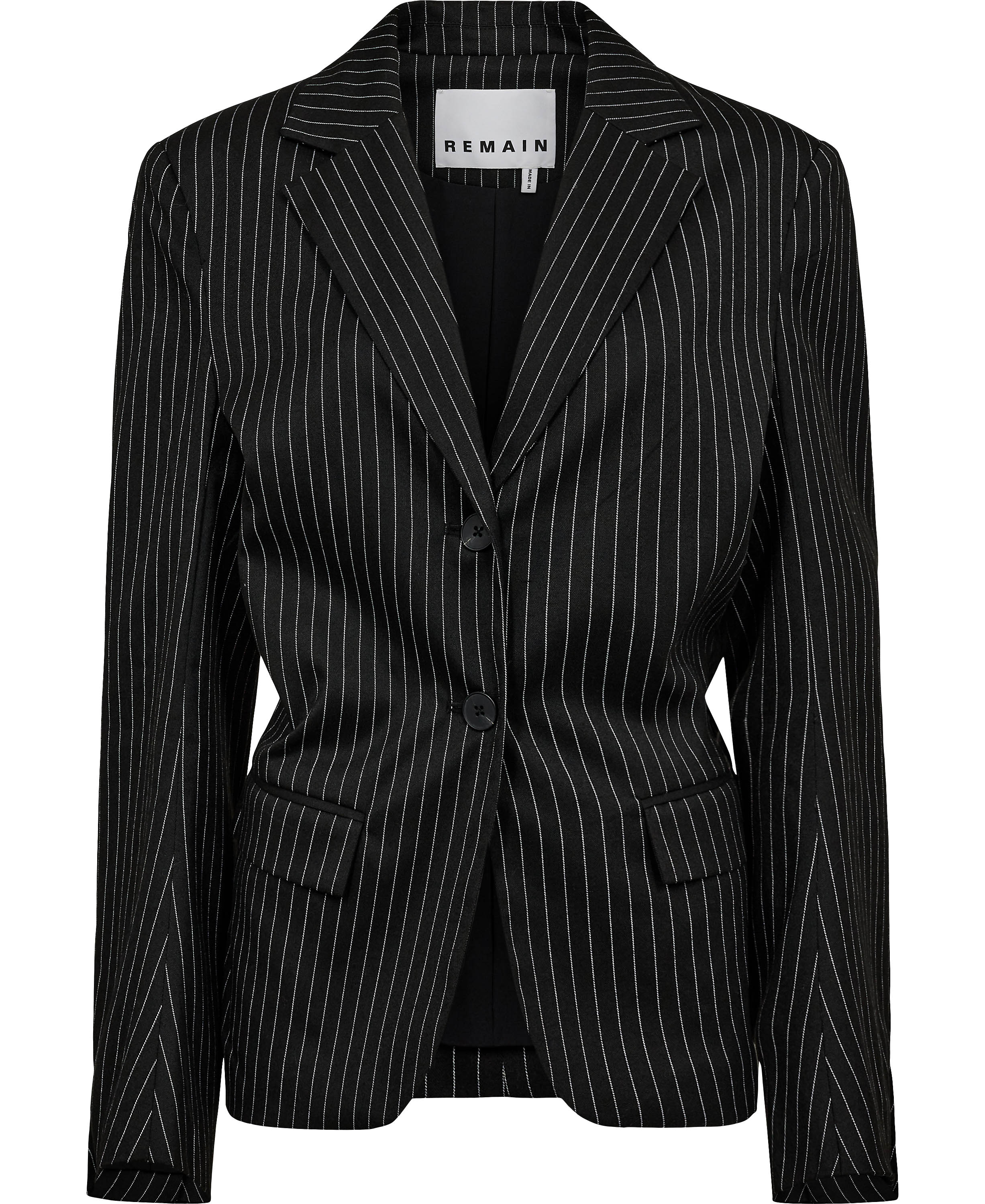 Drapy Striped Blazer