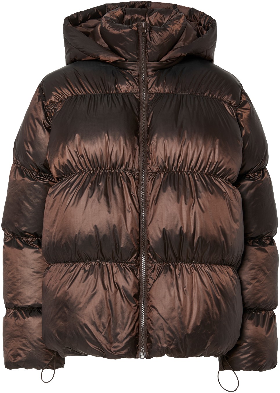 Pcmilla Shiny Puffer Jacket W. Hood
