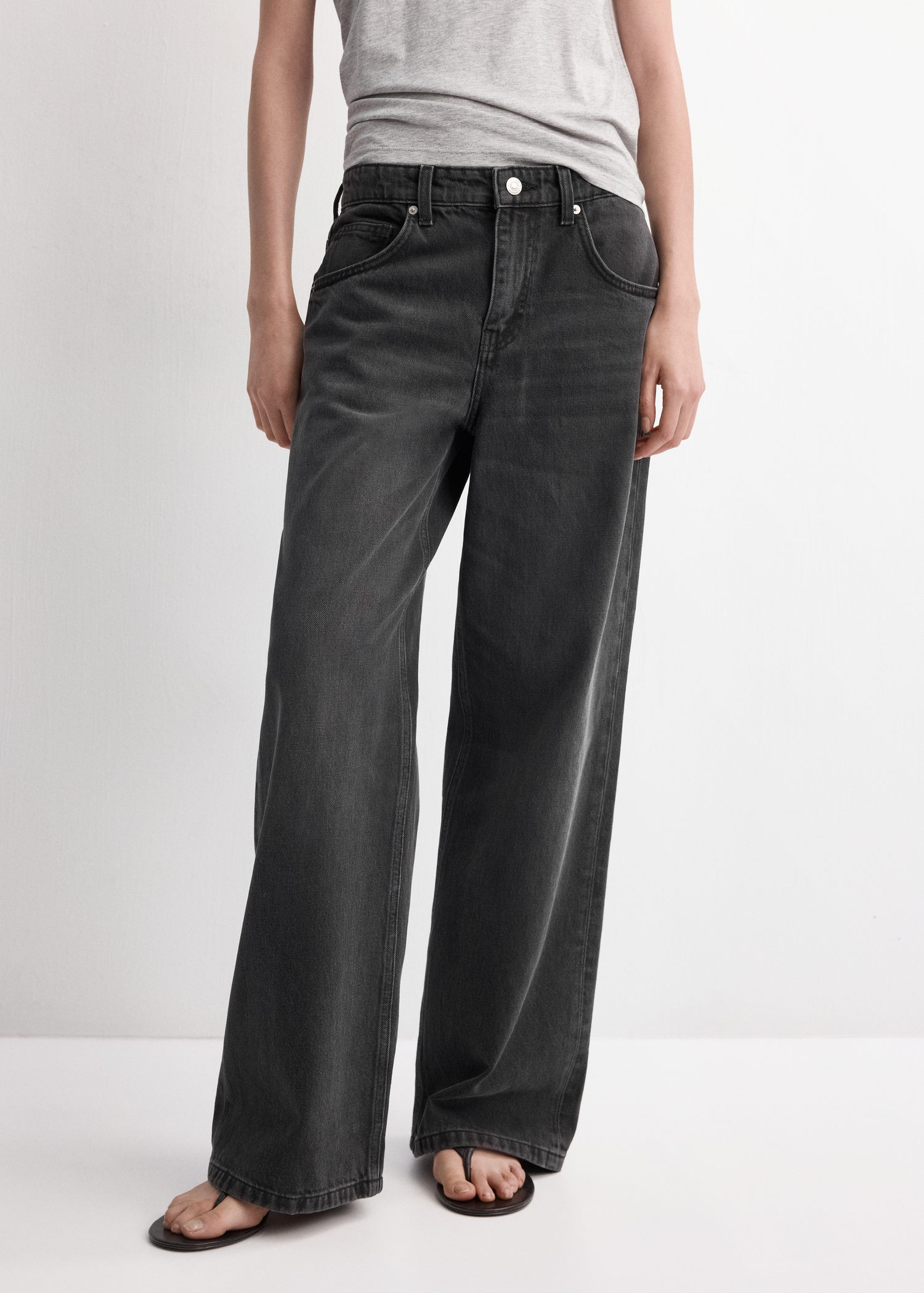 Lowrise Wide leg Jeans