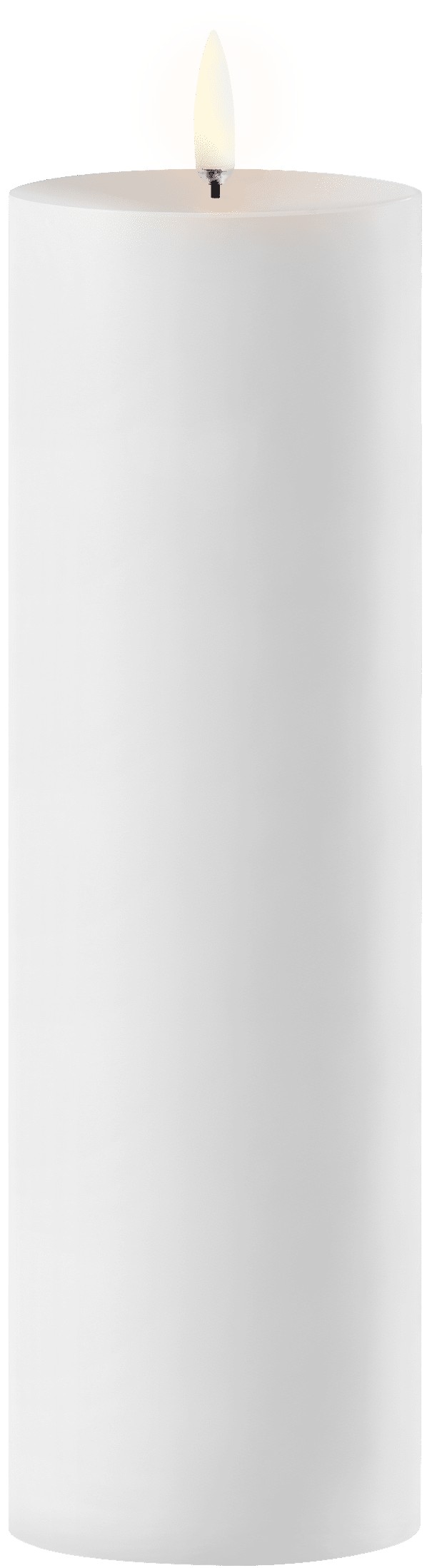 Outdoor LED Maxi Pillar, White, 12 x 40 cm