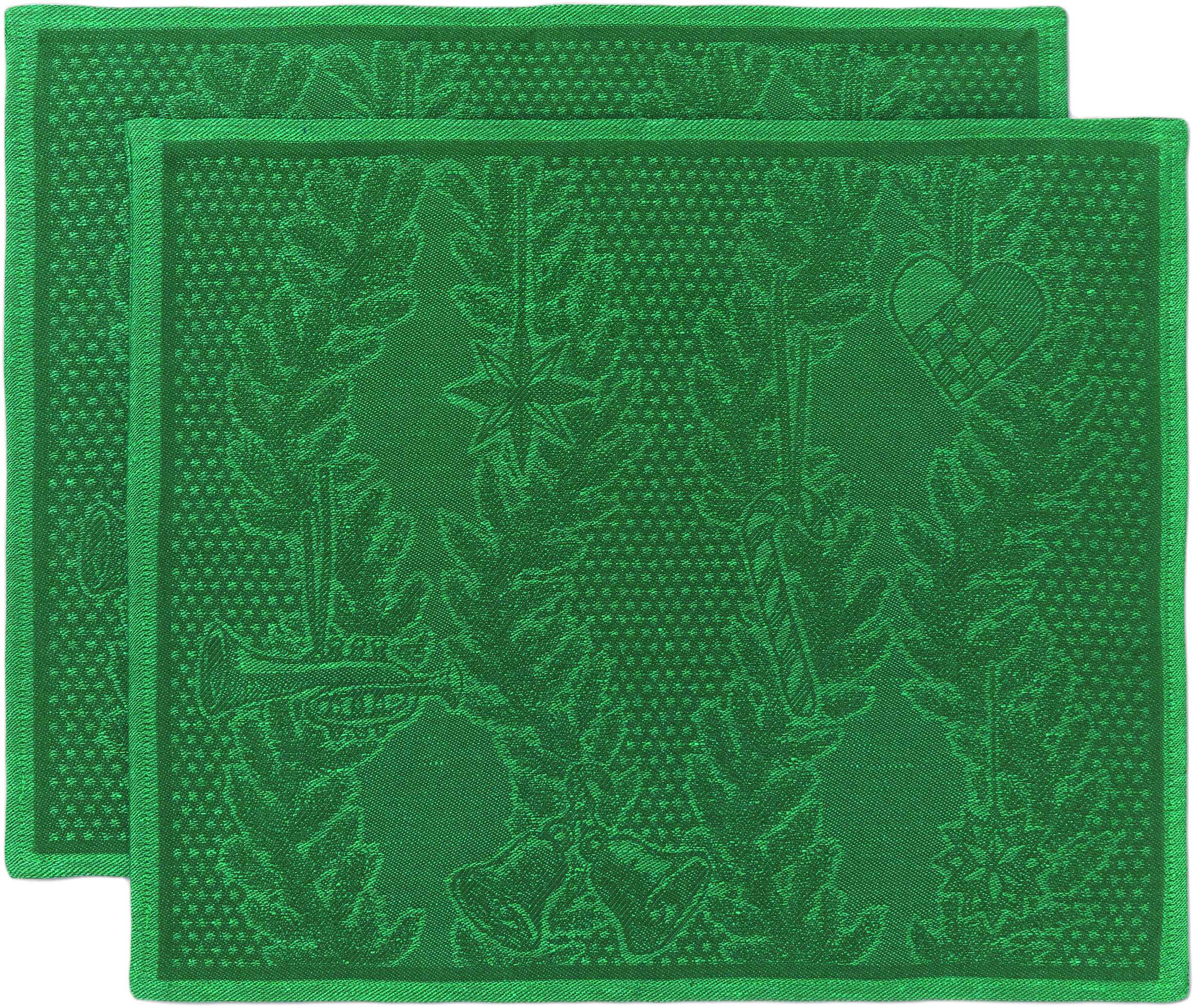 Stjerneriflet dæk.ser. Grøn2stk