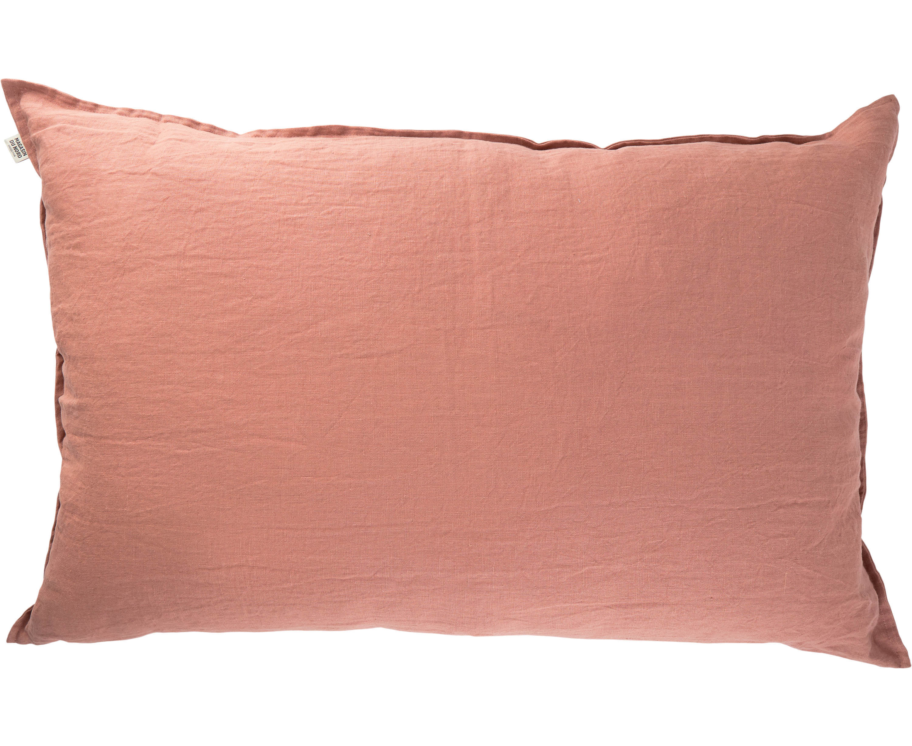 Hør Gavlpude Mokka Mousse 60x90 cm.
