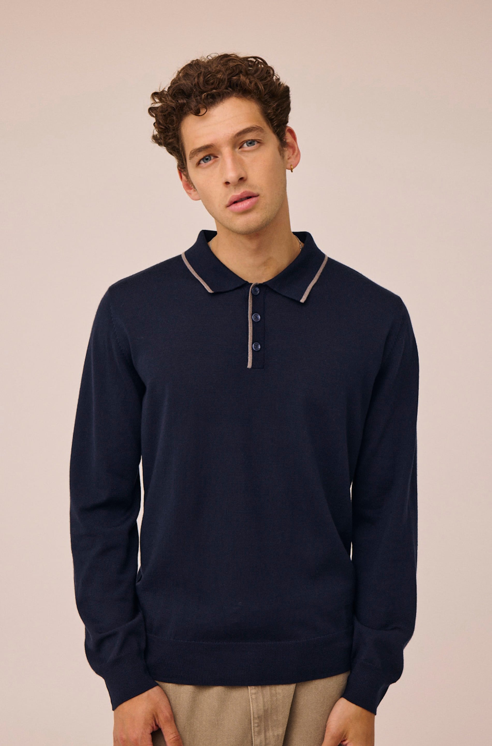 Morgan 6 Polo Strik 100% RWS Merino Wool